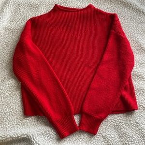 Forever 21 cropped red sweater